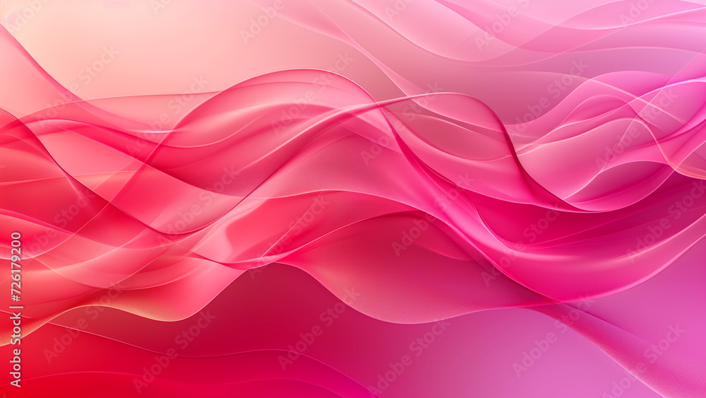 Abstract Waves in Red and Pink Abstract Waves in Red and Pink