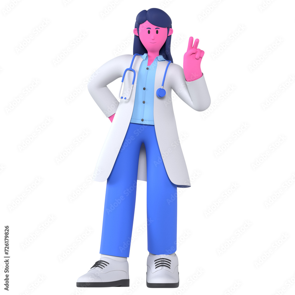 Female Doctor Cool Pose Medical Healthcare Female Doctor Cool Pose Medical Healthcare