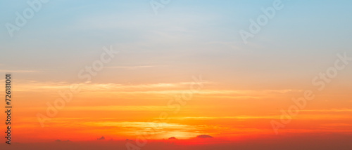 sunset sky background © Hide_Studio