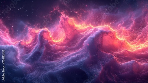 Abstract background with dynamic effect. 3d rendering, 3d illustration. - Generative AI