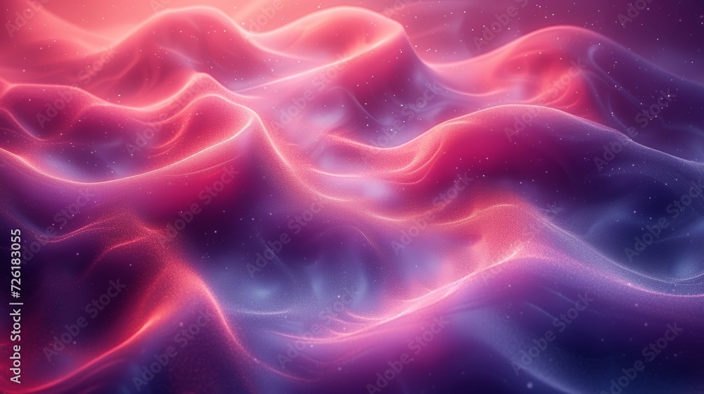 Abstract background with dynamic waves. 3d render, 3d illustration. - Generative AI