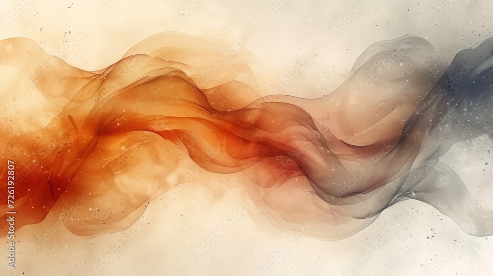 Obraz premium Abstract smoke background. Fantasy fractal texture. Digital art. 3D rendering. - Generative AI