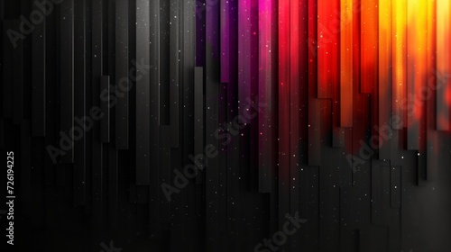 Abstract background with lines and lights. illustration. Eps 10. - Generative AI