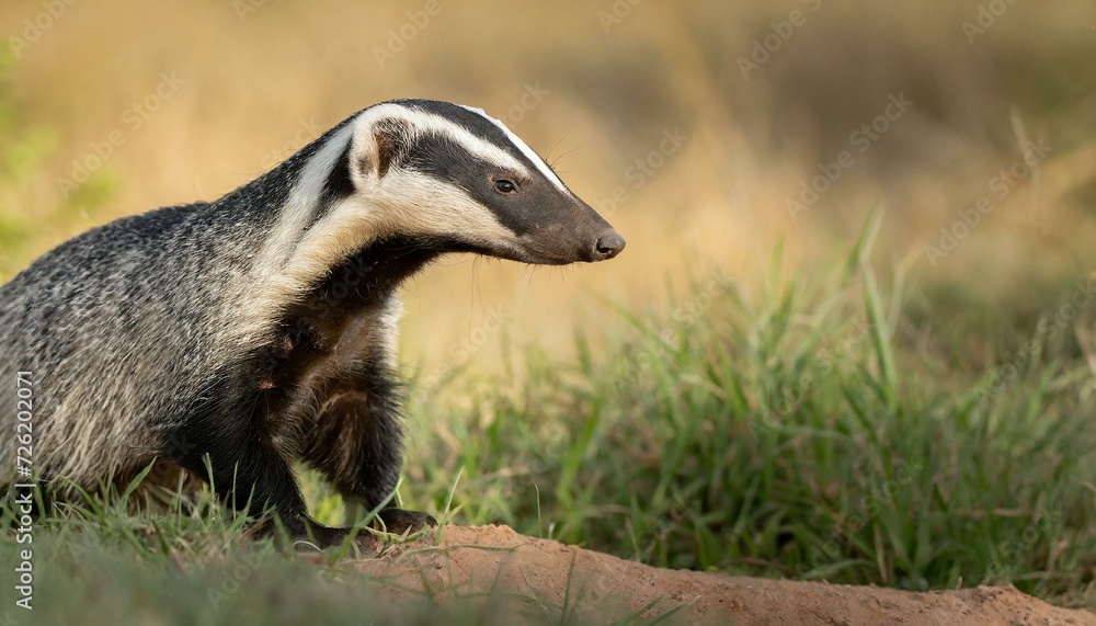 Honey badger close-up in Africa Honey badger close-up in Africa