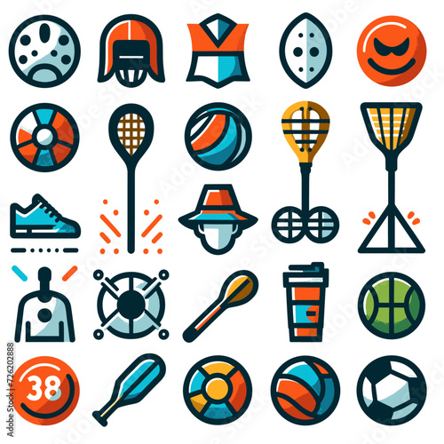 Sports concept icon image. Vector illustration.