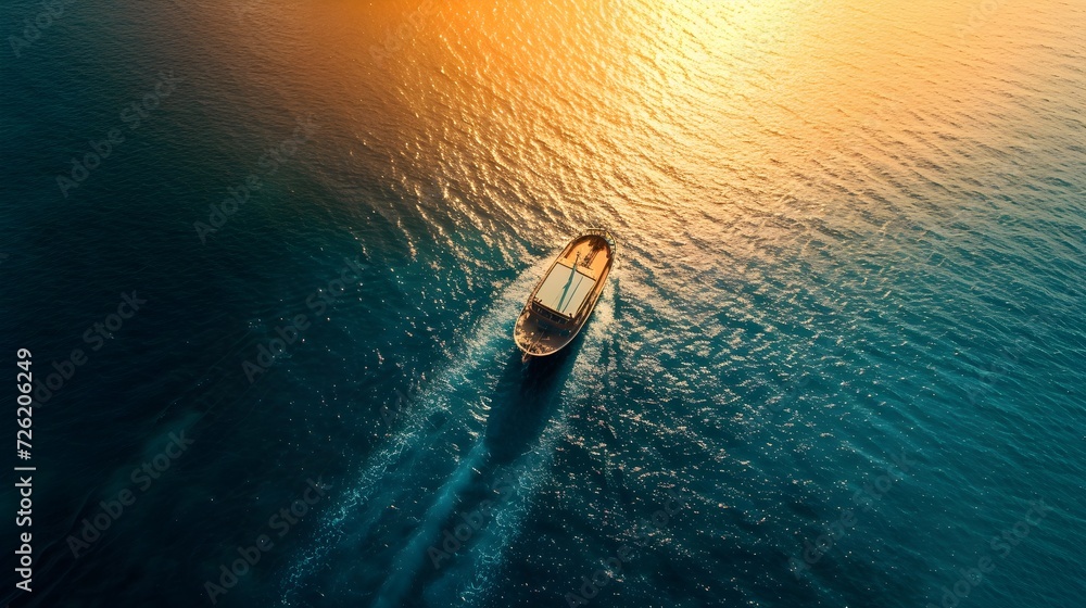 drone view photography of an ship on the middle of sea drone view photography of an ship on the middle of sea