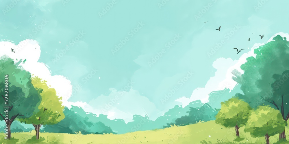 Obraz premium A simple nature background with beautiful light.