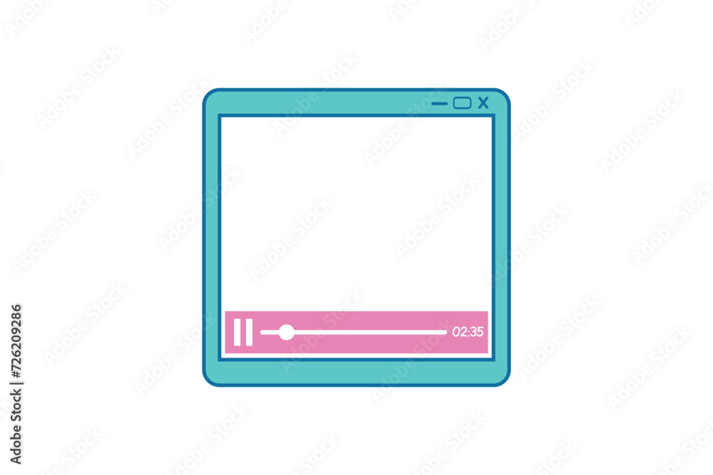 Vlog Video Frame Sticker Design Vlog Video Frame Sticker Design