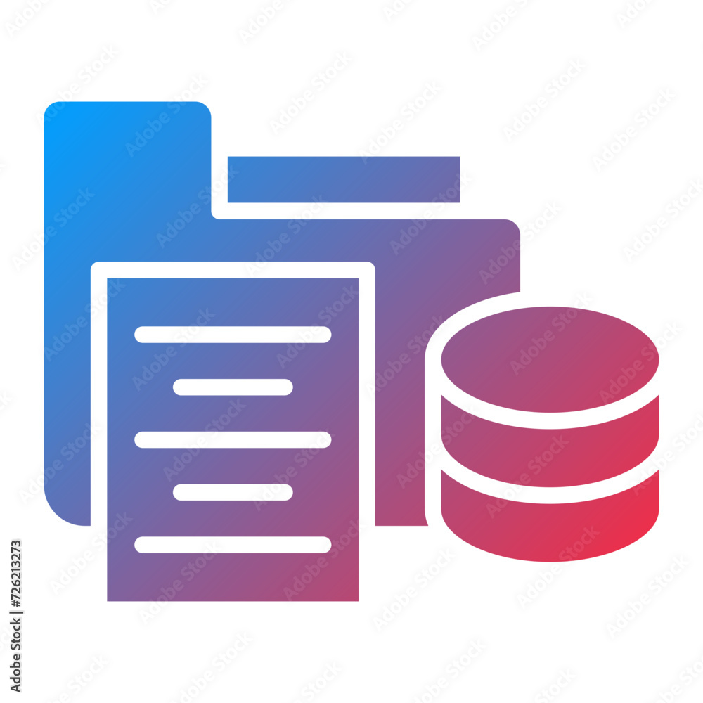 Data Storage Icon Style Data Storage Icon Style
