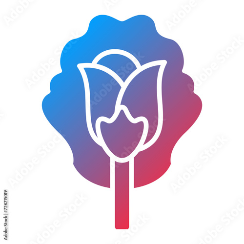 Pea Flower Icon Style
