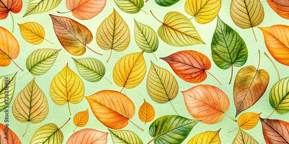 seamless pattern with leaves seamless pattern with leaves