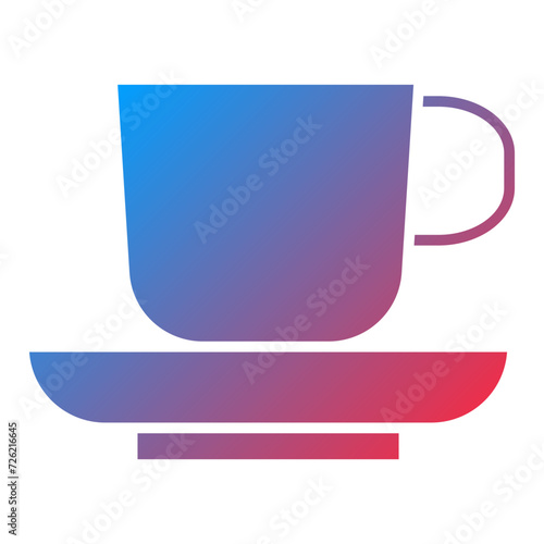 Coffee Cups Icon Style