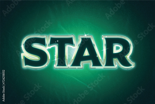 Star Text Effect