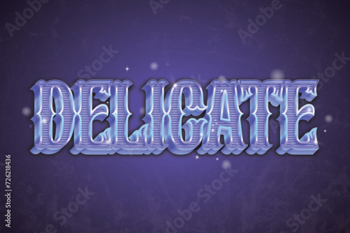 Delicate Text Effect