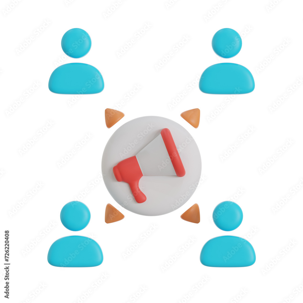social marketing 3d icon illustration
social marketing 3d icon illustration