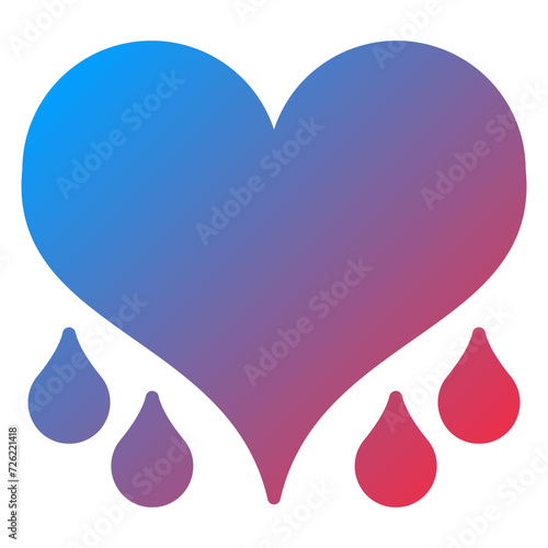 Bleeding Heart Icon Style