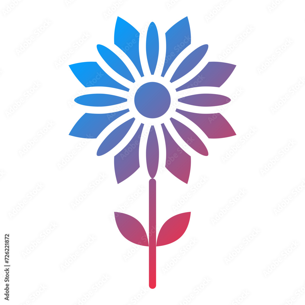 Fototapeta premium Calendula Icon Style