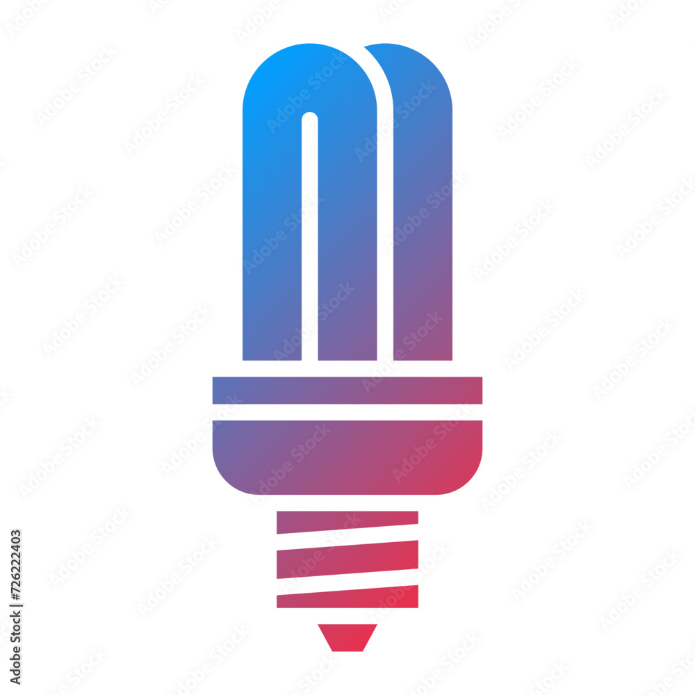 Cfl Compact Bulb Icon Style Cfl Compact Bulb Icon Style