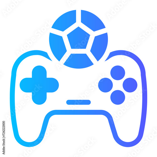 joystick gradient icon