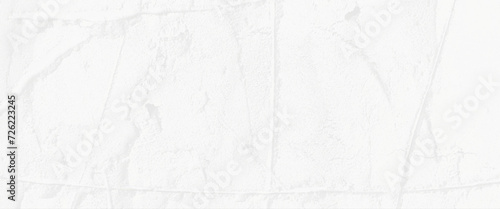Vector white painted rough plaster wall background texture of wall texture with filler paste applied with spatula, chaotic dashes and strokes over plaster.	