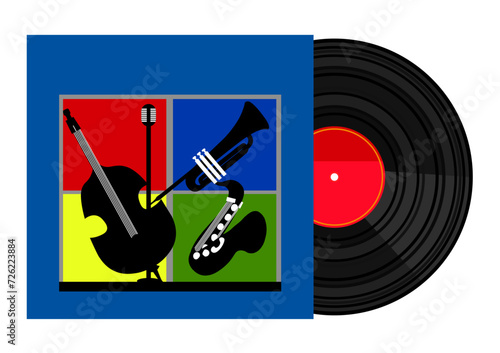 レコードをケースから取り出す