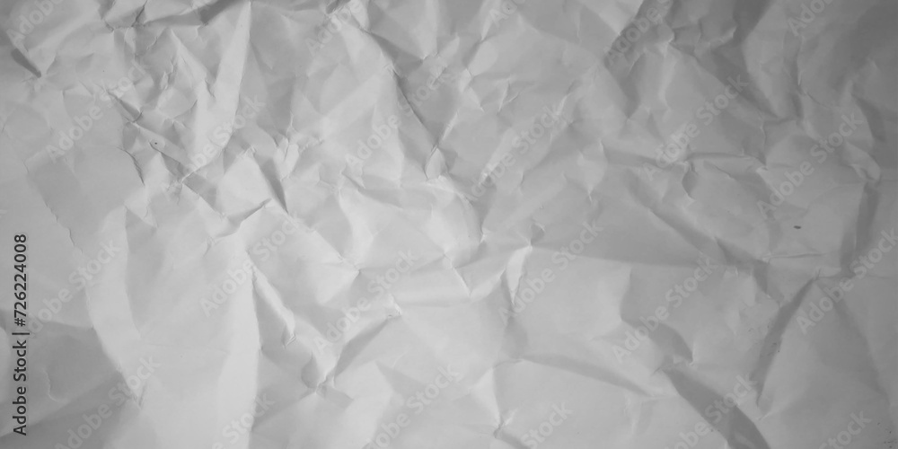 Naklejka premium The texture of white paper is crumpled. Background for various purposes.