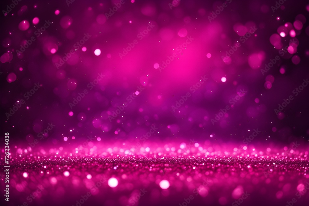 Obraz premium Fuchsia glow particle