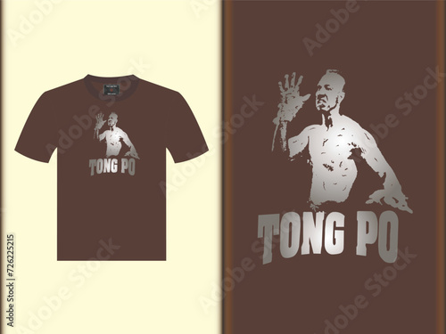 Tong po t shirt design