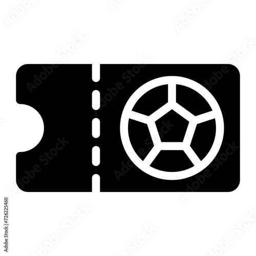 ticket glyph icon