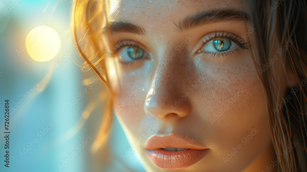 close up portrait of a woman with green eyes and full lips at golden hour, Portrait close-up of a young beautiful woman with beautiful eyes, close up face of pretty girl close up portrait of a woman with green eyes and full lips at golden hour, Portrait close-up of a young beautiful woman with beautiful eyes, close up face of pretty girl