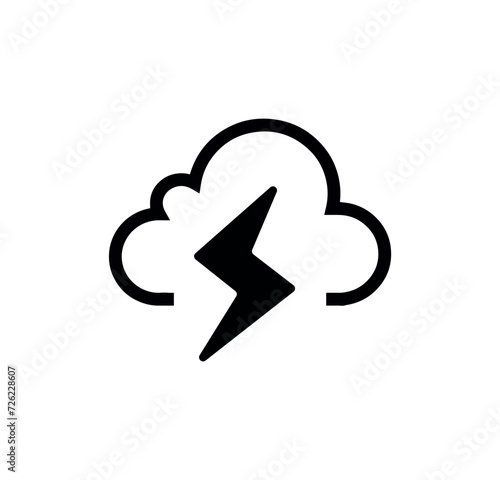 storm warning sign on white background	