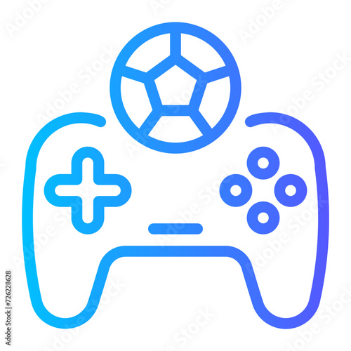 joystick gradient icon