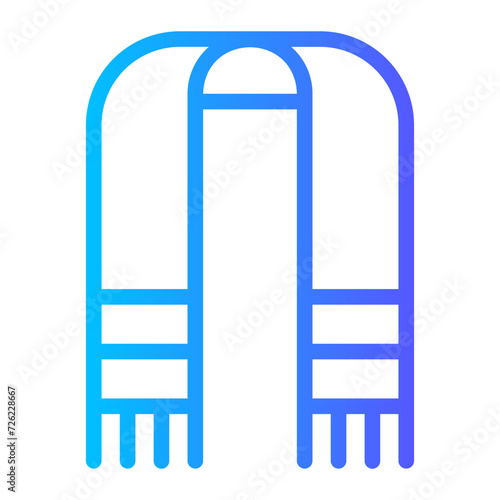 scarf gradient icon