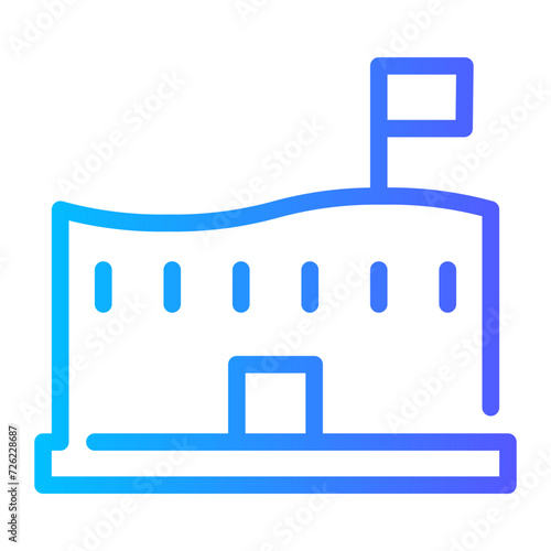 stadium gradient icon