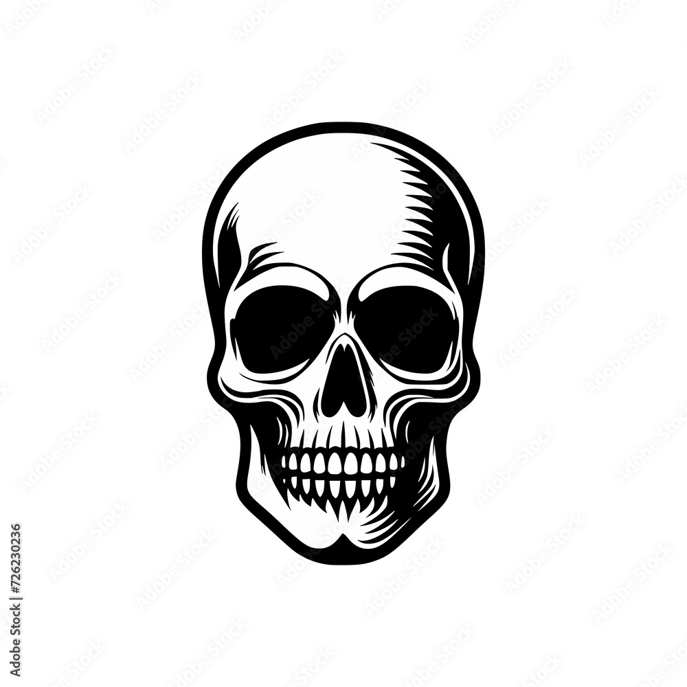 skull logo vector illustration template design skull logo vector illustration template design