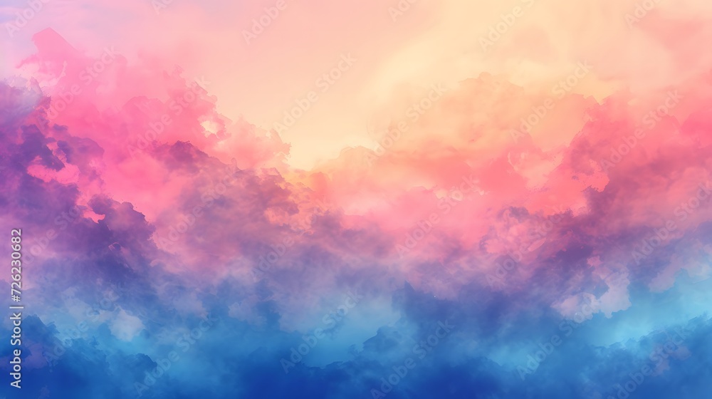 watercolor background with soft gradients