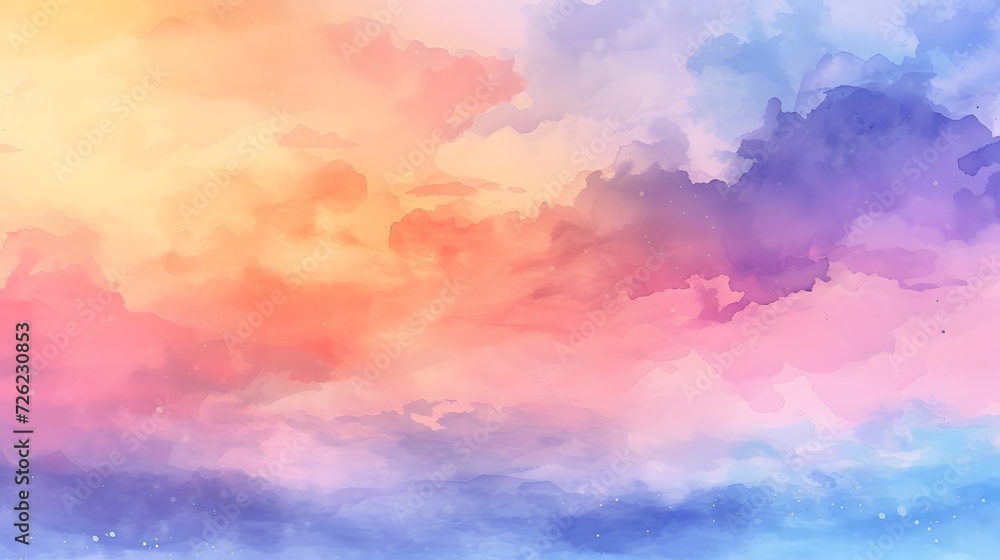 watercolor background with soft gradients