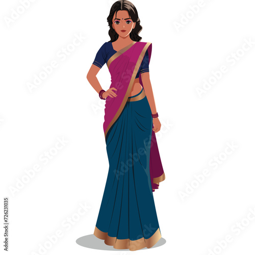 Indian Woman in Saree