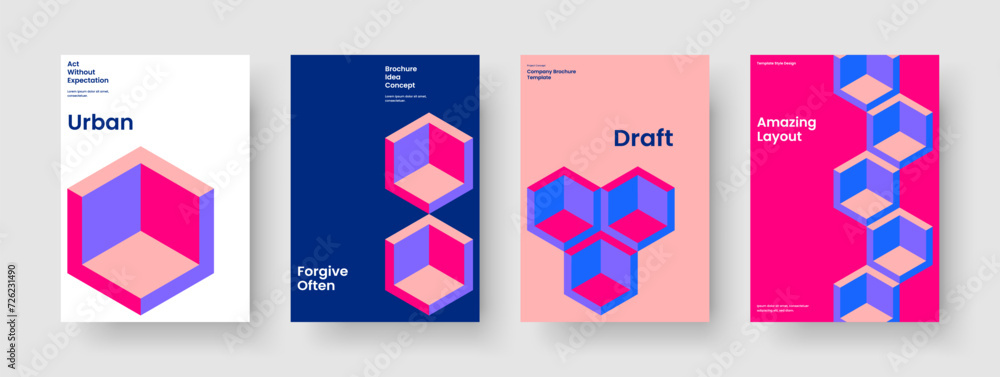 Modern Book Cover Design. Isolated Report Layout. Abstract Brochure Template. Background. Flyer. Business Presentation. Poster. Banner. Notebook. Portfolio. Leaflet. Pamphlet. Catalog. Newsletter