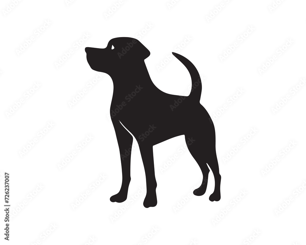 Dog Shilhotte Animal Vector Design 