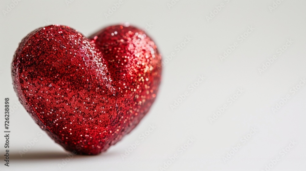 red heart on white red heart on white