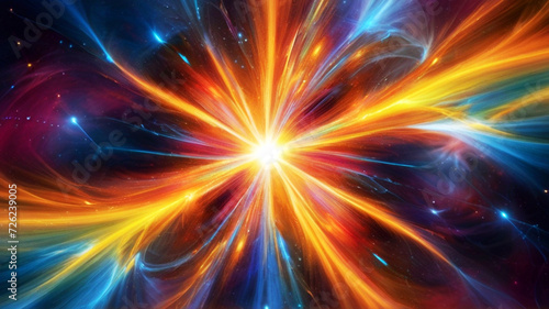 Wallpaper Mural Fractal art colorful abstract background illustration for creative design Torontodigital.ca