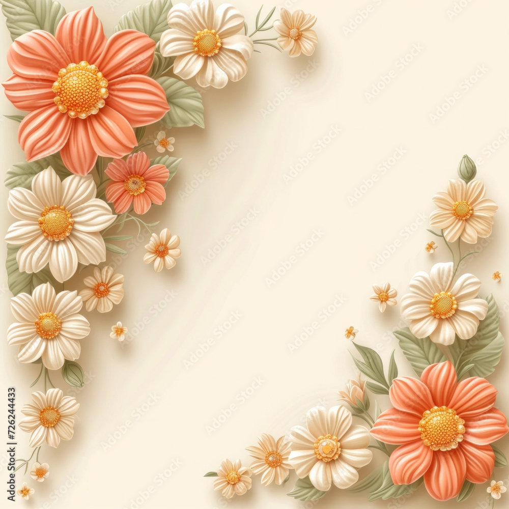 Daisy Floral Corner Decoration Daisy Floral Corner Decoration