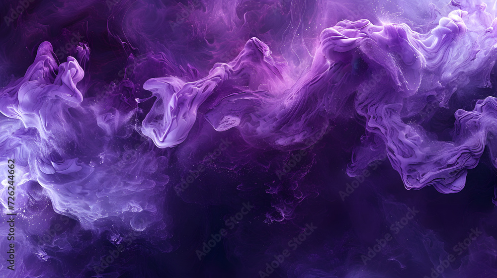 Purple thick smoke background