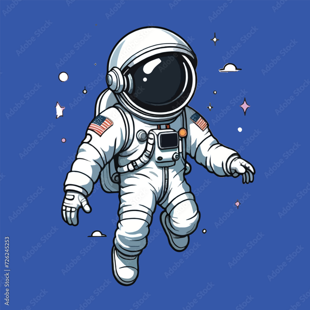 vector of astronauts vector of astronauts