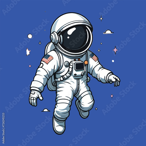 vector of astronauts