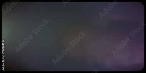 Empty film frame with dust Overlay, retro film border.