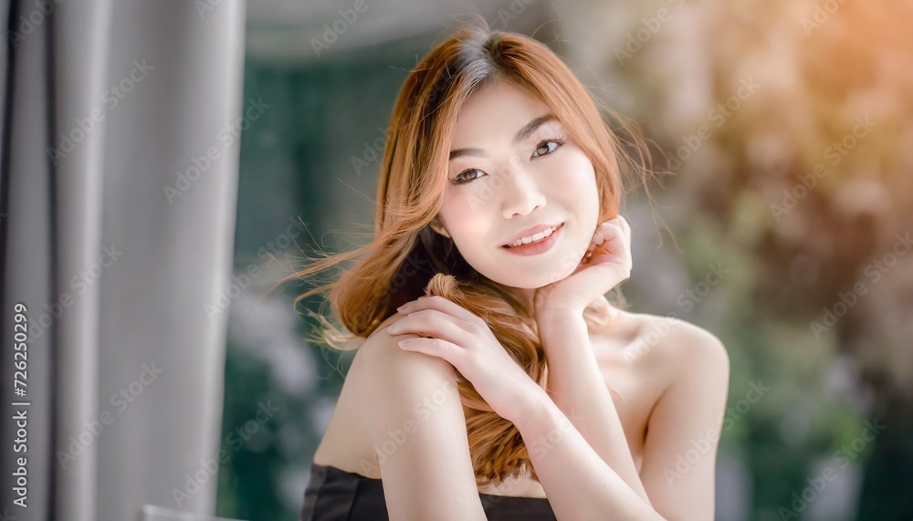 若い女性のポートレート 若い女性のポートレート