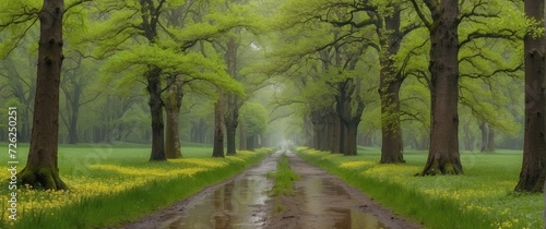 oak woodland  forest  pathway  wedding backdrop  photography backdrop