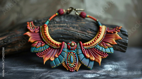 Ethnic boho style necklace